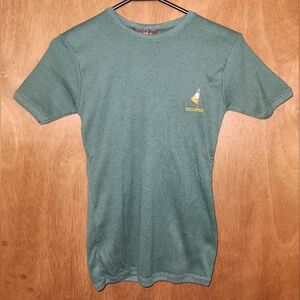 vintage cozumel embroidered green tshirt